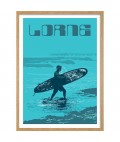 Retro Print | Surf Lorne Point